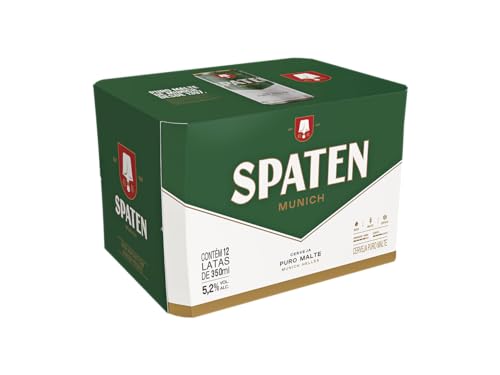 Cerveja Spaten Munich Helles Puro Malte Lata 350ml Pack 12 Unidades