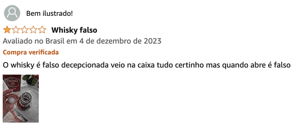 review negativo